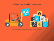 Tablet Screenshot of csiship.com